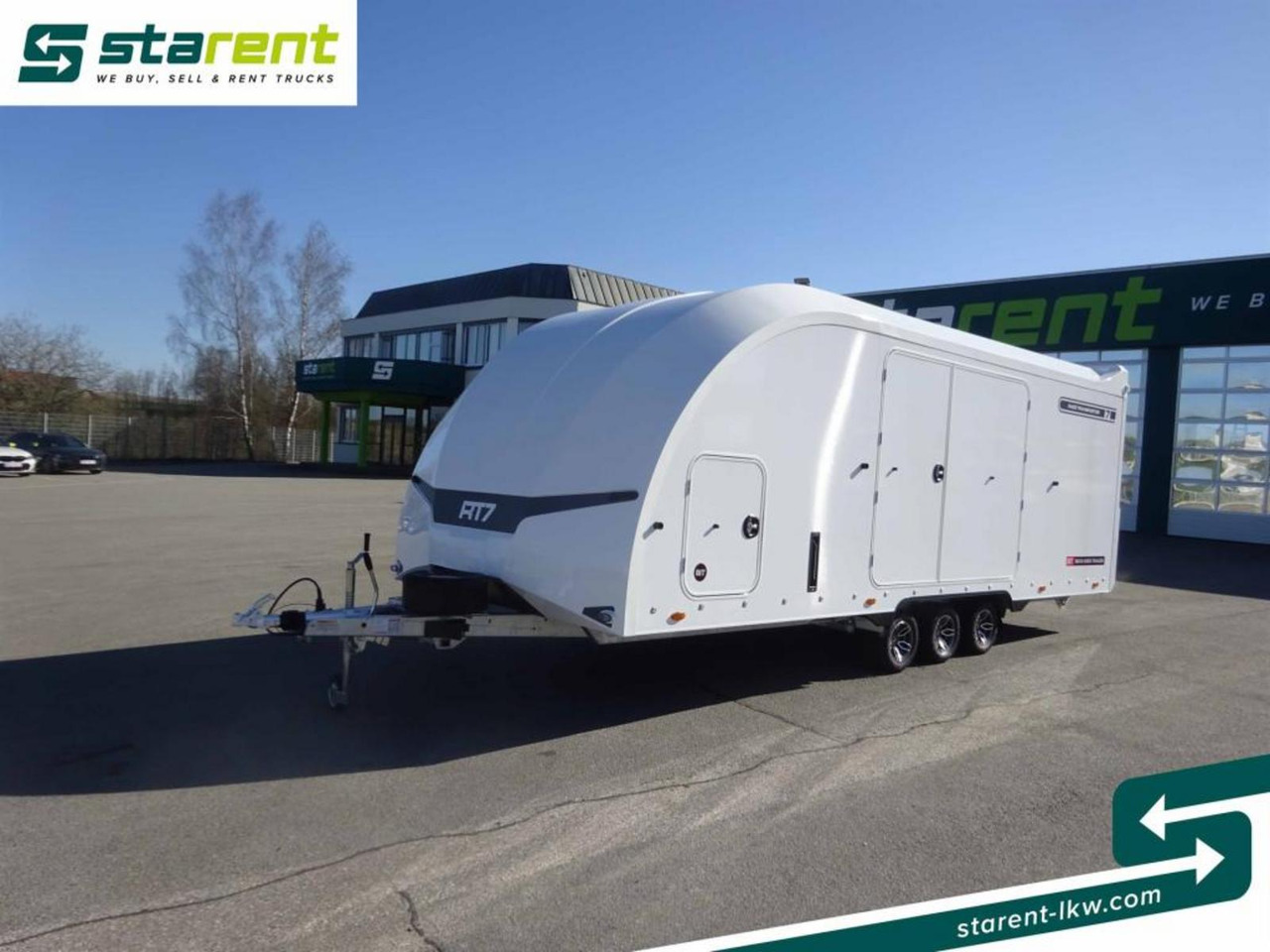 Brian James Trailers Race Transporter 7 Seilwinde elektrische Klappe - Treiler järelhaagis: pilt 1 Brian James Trailers Race Transporter 7 Seilwinde elektrische Klappe - Treiler järelhaagis: pilt 1