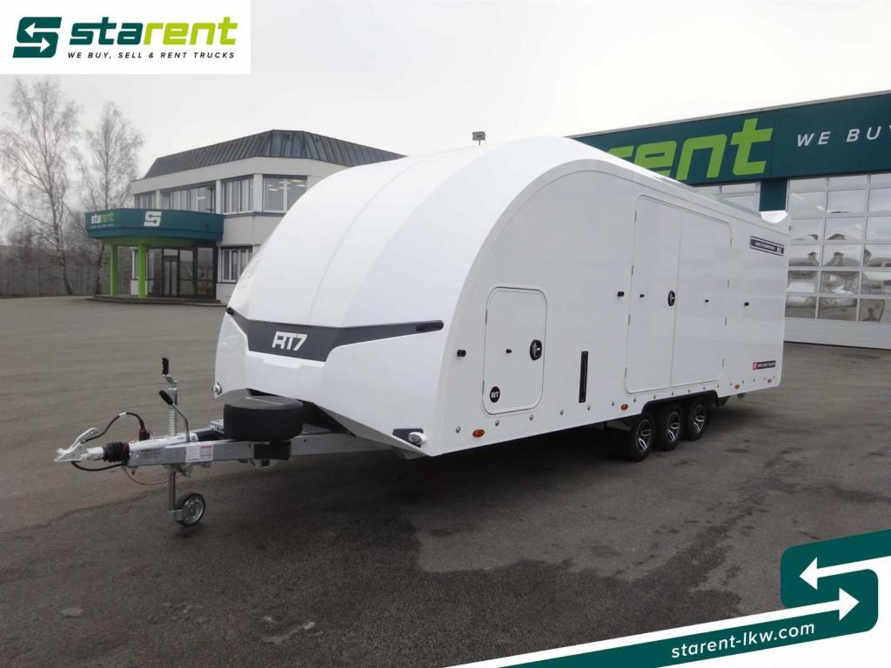 Brian James Trailers Race Transporter 7 Seilwinde elektrische Klappe - Treiler järelhaagis: pilt 1 Brian James Trailers Race Transporter 7 Seilwinde elektrische Klappe - Treiler järelhaagis: pilt 1