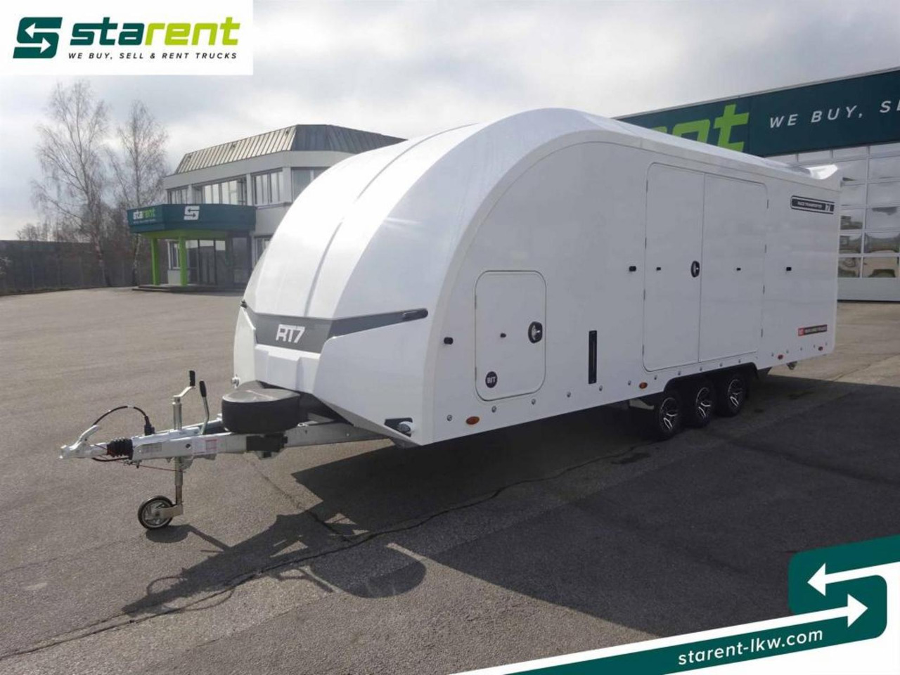 Brian James Trailers Race Transporter 7 Seilwinde elektrische Klappe - Treiler järelhaagis: pilt 1 Brian James Trailers Race Transporter 7 Seilwinde elektrische Klappe - Treiler järelhaagis: pilt 1