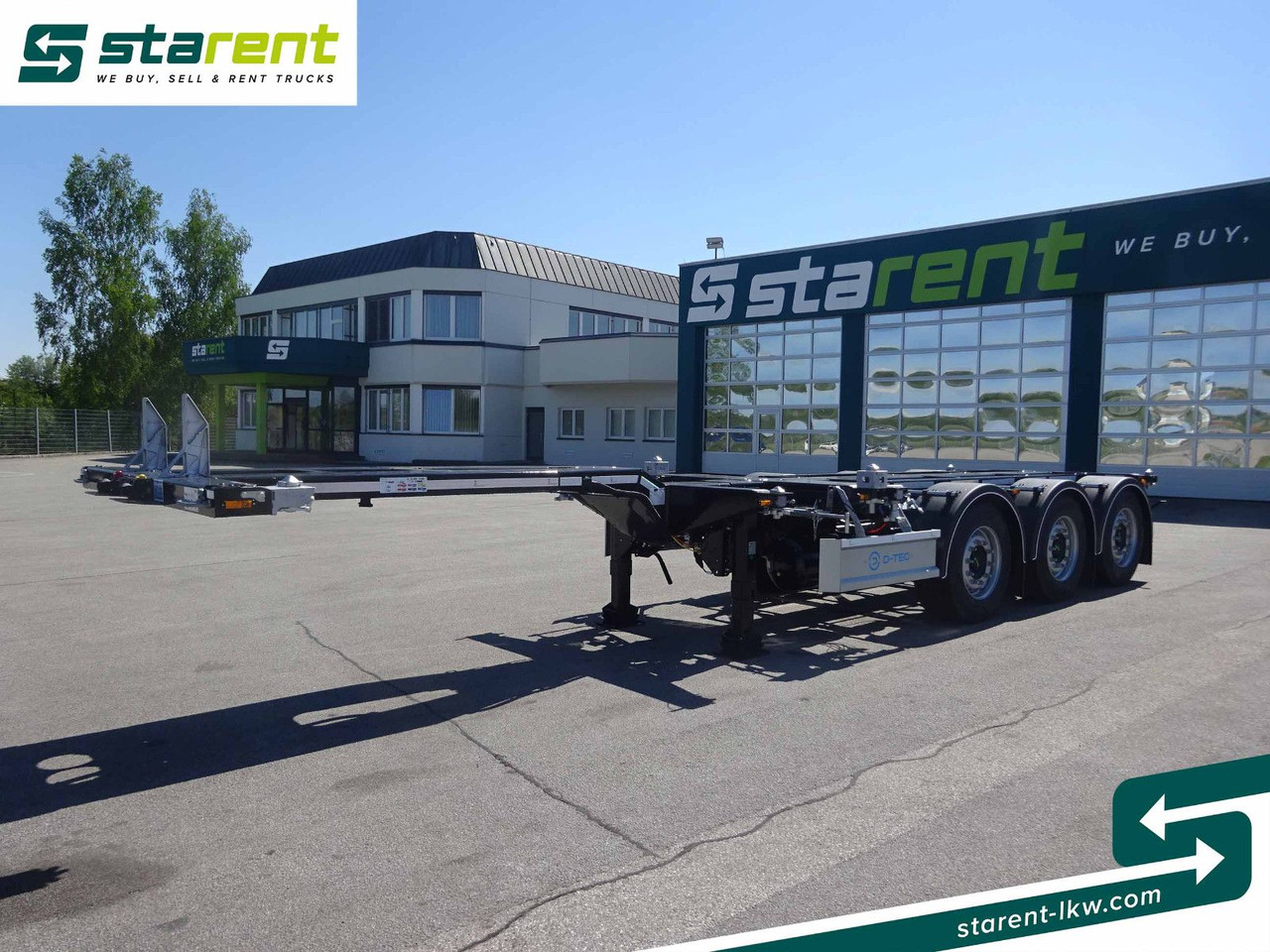 D-TEC Flexitrailer LS Containerchassis ADR, Liftachse - Konteinerveduk/ Tõstukiga poolhaagis: pilt 1 D-TEC Flexitrailer LS Containerchassis ADR, Liftachse - Konteinerveduk/ Tõstukiga poolhaagis: pilt 1