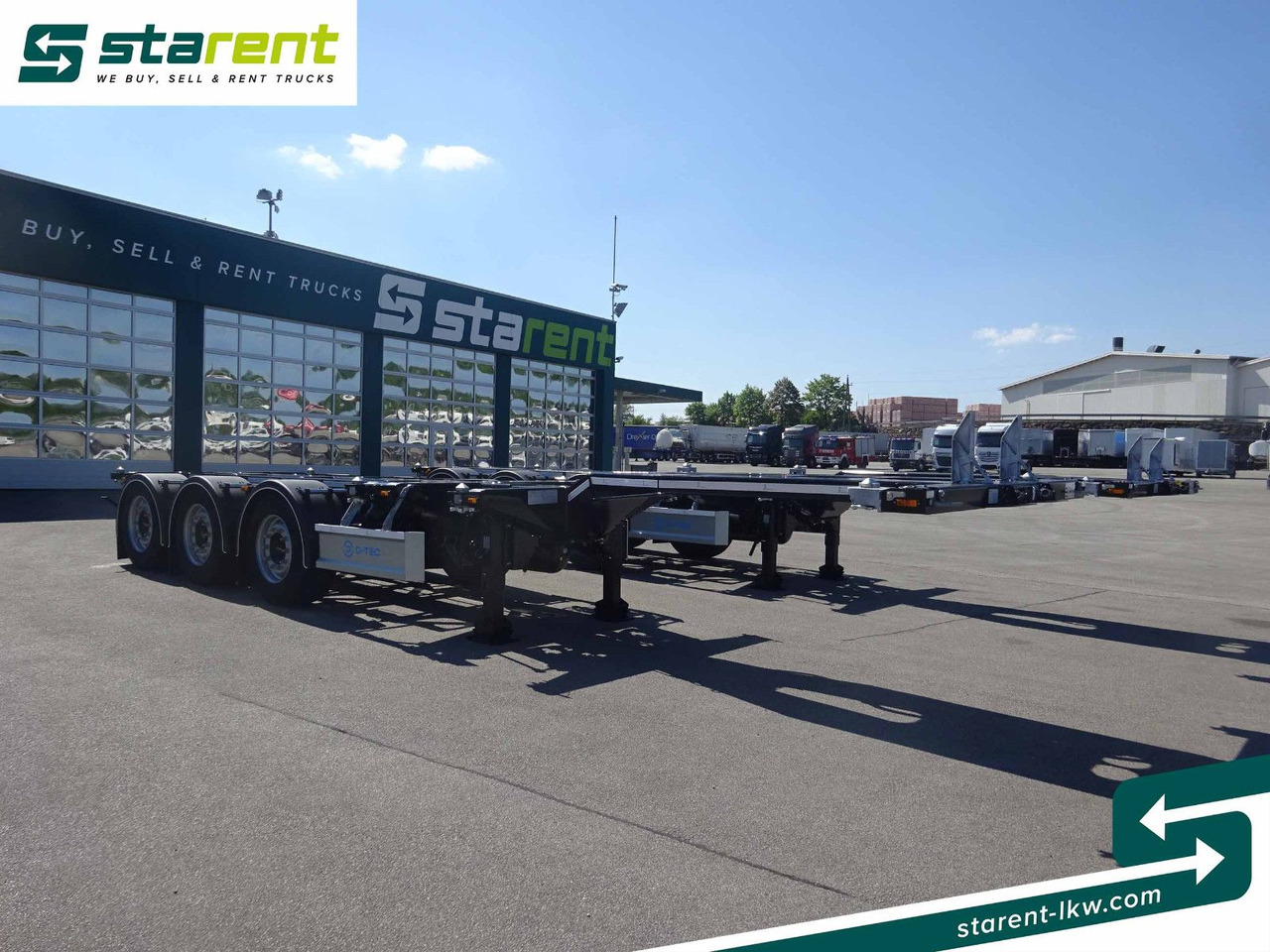 D-TEC Flexitrailer LS Containerchassis ADR, Liftachse - Konteinerveduk/ Tõstukiga poolhaagis: pilt 3 D-TEC Flexitrailer LS Containerchassis ADR, Liftachse - Konteinerveduk/ Tõstukiga poolhaagis: pilt 3