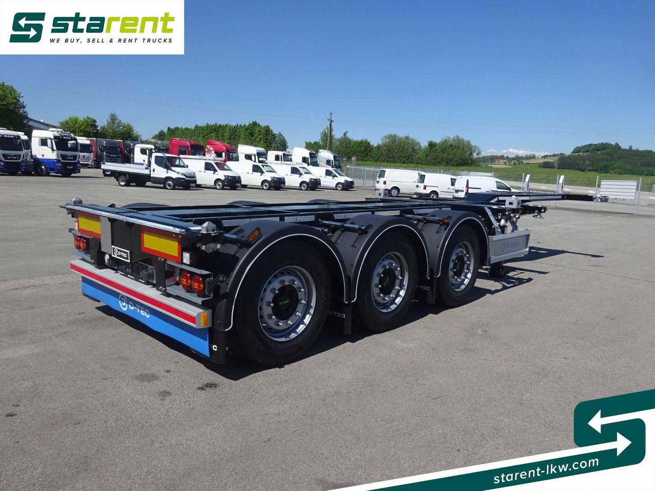 D-TEC Flexitrailer LS Containerchassis ADR, Liftachse - Konteinerveduk/ Tõstukiga poolhaagis: pilt 5 D-TEC Flexitrailer LS Containerchassis ADR, Liftachse - Konteinerveduk/ Tõstukiga poolhaagis: pilt 5