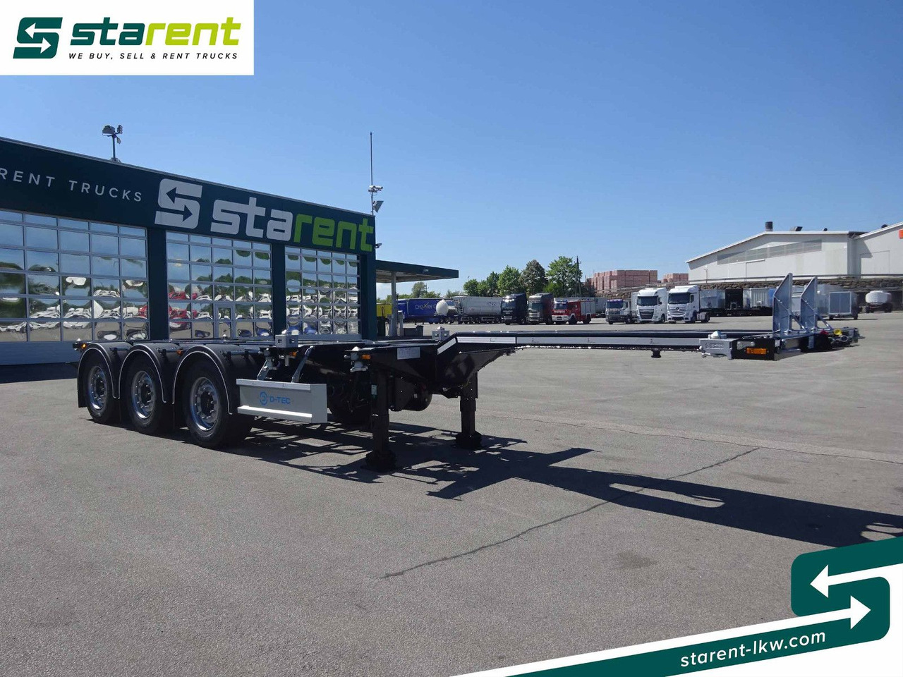 D-TEC Flexitrailer LS Containerchassis ADR, Liftachse - Konteinerveduk/ Tõstukiga poolhaagis: pilt 3 D-TEC Flexitrailer LS Containerchassis ADR, Liftachse - Konteinerveduk/ Tõstukiga poolhaagis: pilt 3