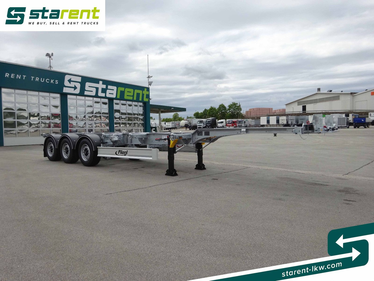 Fliegl Containerchassis ADR, 1x20/2x20/1x30/1x40/1x45 - Konteinerveduk/ Tõstukiga poolhaagis: pilt 3 Fliegl Containerchassis ADR, 1x20/2x20/1x30/1x40/1x45 - Konteinerveduk/ Tõstukiga poolhaagis: pilt 3