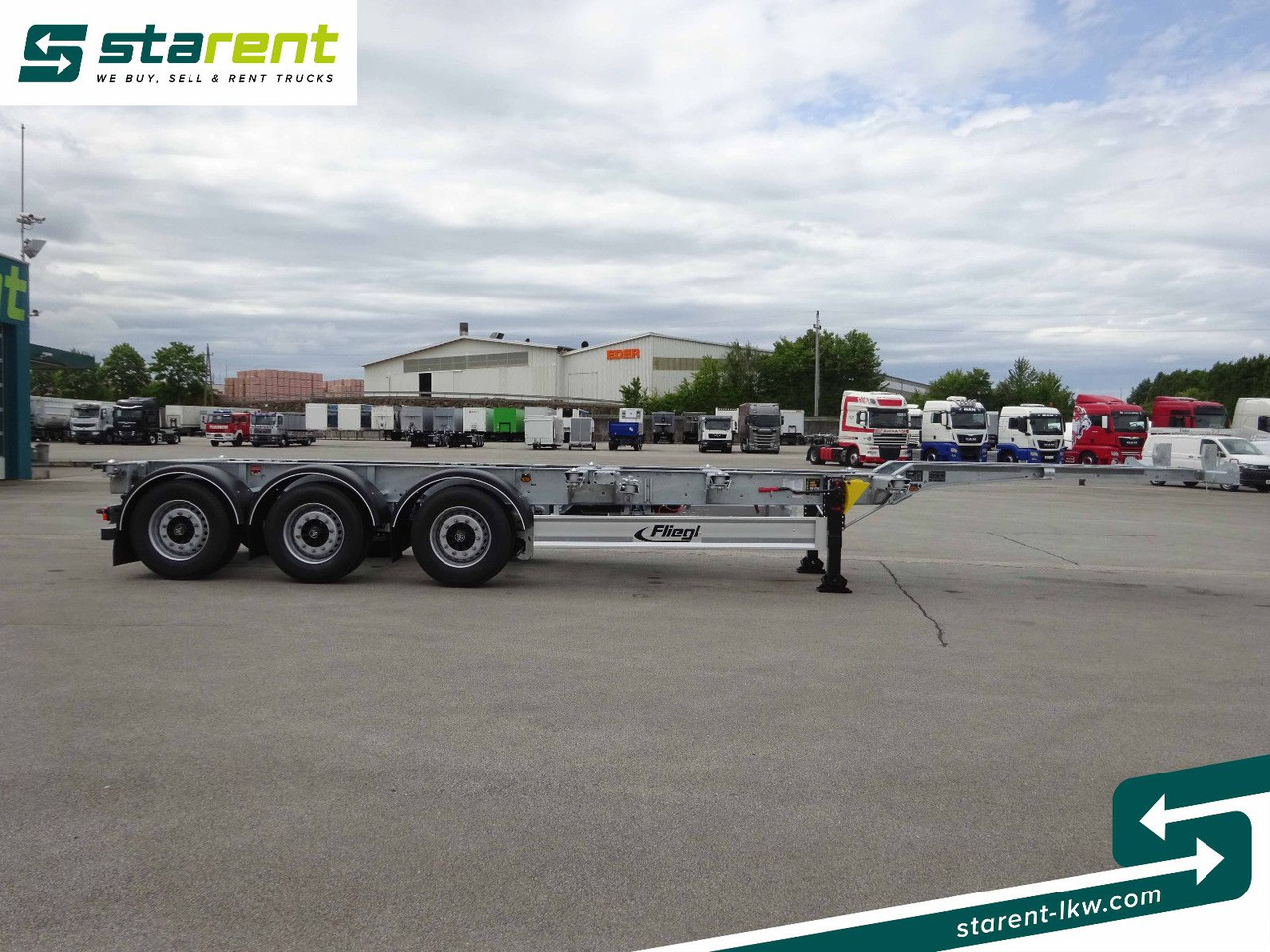 Fliegl Containerchassis ADR, 1x20/2x20/1x30/1x40/1x45 - Konteinerveduk/ Tõstukiga poolhaagis: pilt 4 Fliegl Containerchassis ADR, 1x20/2x20/1x30/1x40/1x45 - Konteinerveduk/ Tõstukiga poolhaagis: pilt 4