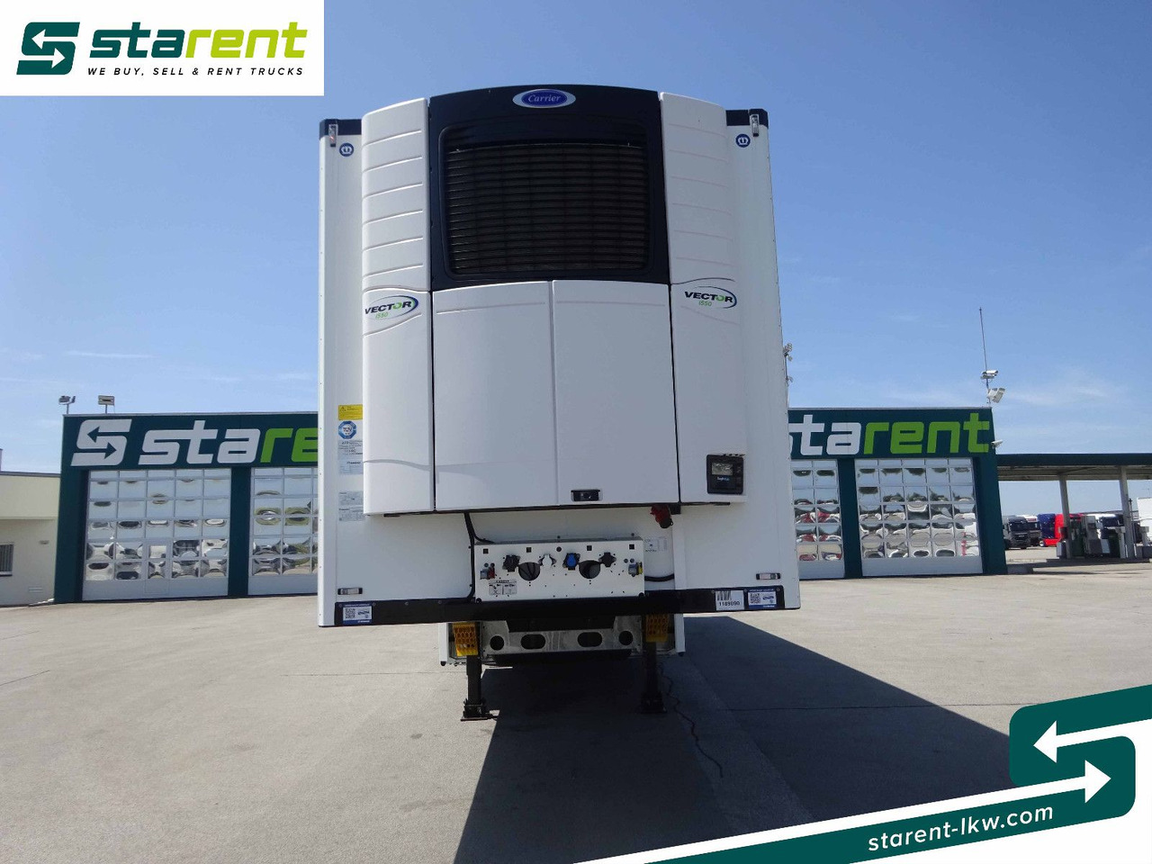Krone Thermotrailer Carrier Vector 1550, Zurrleisten - Külmutiga poolhaagis: pilt 2 Krone Thermotrailer Carrier Vector 1550, Zurrleisten - Külmutiga poolhaagis: pilt 2