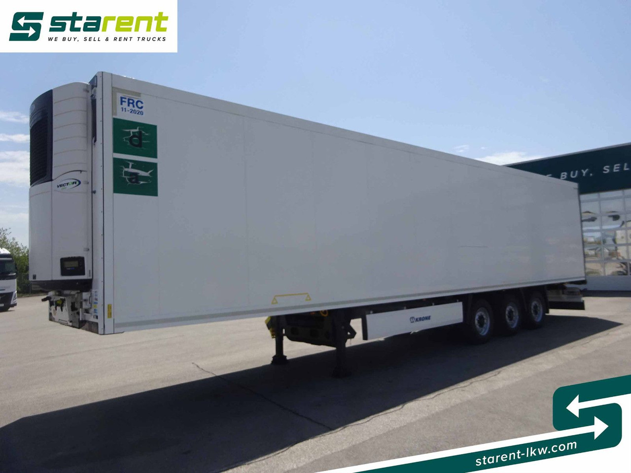 Krone Thermotrailer, Carrier Vector 1950, Doppelstock - Furgoonpoolhaagis: pilt 1 Krone Thermotrailer, Carrier Vector 1950, Doppelstock - Furgoonpoolhaagis: pilt 1