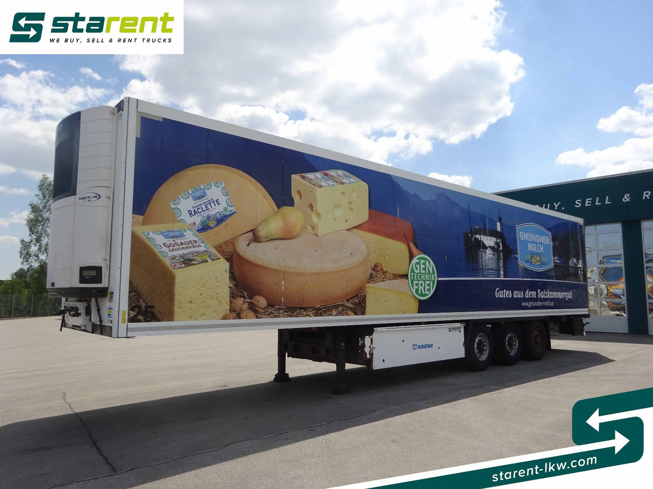 Krone Thermotrailer, Carrier Vector 1950 MT°, 3 Zonen - Furgoonpoolhaagis: pilt 1 Krone Thermotrailer, Carrier Vector 1950 MT°, 3 Zonen - Furgoonpoolhaagis: pilt 1