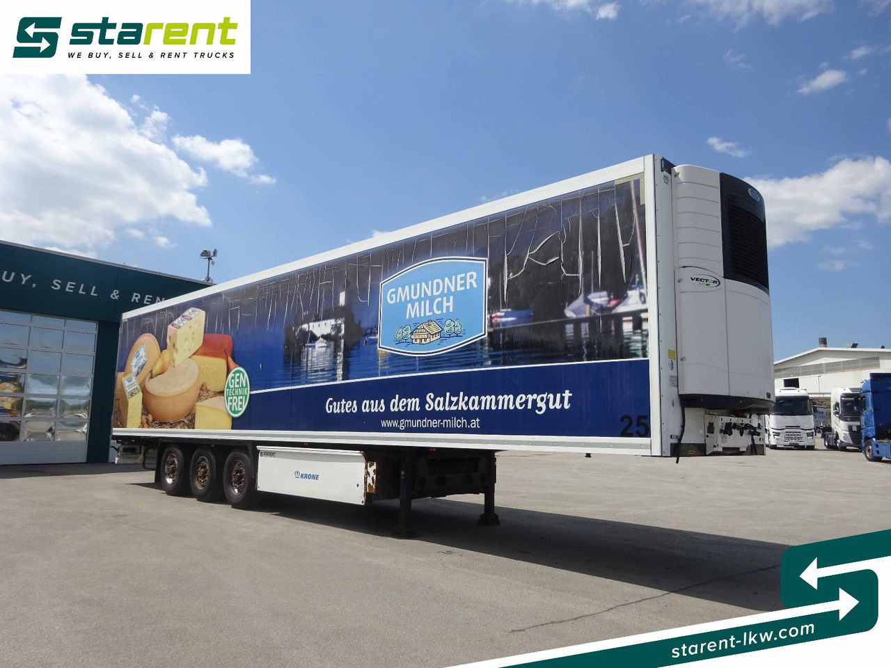Krone Thermotrailer, Carrier Vector 1950 MT°, 3 Zonen - Furgoonpoolhaagis: pilt 3 Krone Thermotrailer, Carrier Vector 1950 MT°, 3 Zonen - Furgoonpoolhaagis: pilt 3