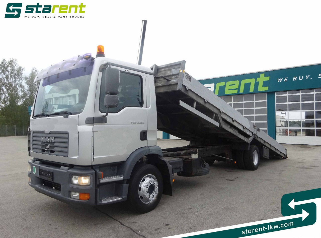 MAN TGM 12.280, Fahrzeugtransporter, kippbar - Treilerveoauto: pilt 1 MAN TGM 12.280, Fahrzeugtransporter, kippbar - Treilerveoauto: pilt 1