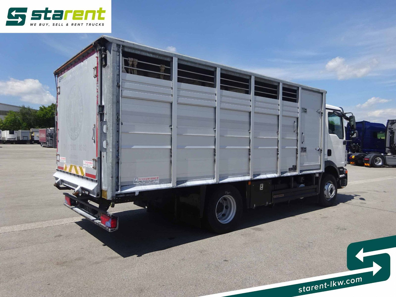 MAN TGM 15.290 Viehtransporter, Scheuwimmer Aufbau - Hobuseauto: pilt 5 MAN TGM 15.290 Viehtransporter, Scheuwimmer Aufbau - Hobuseauto: pilt 5