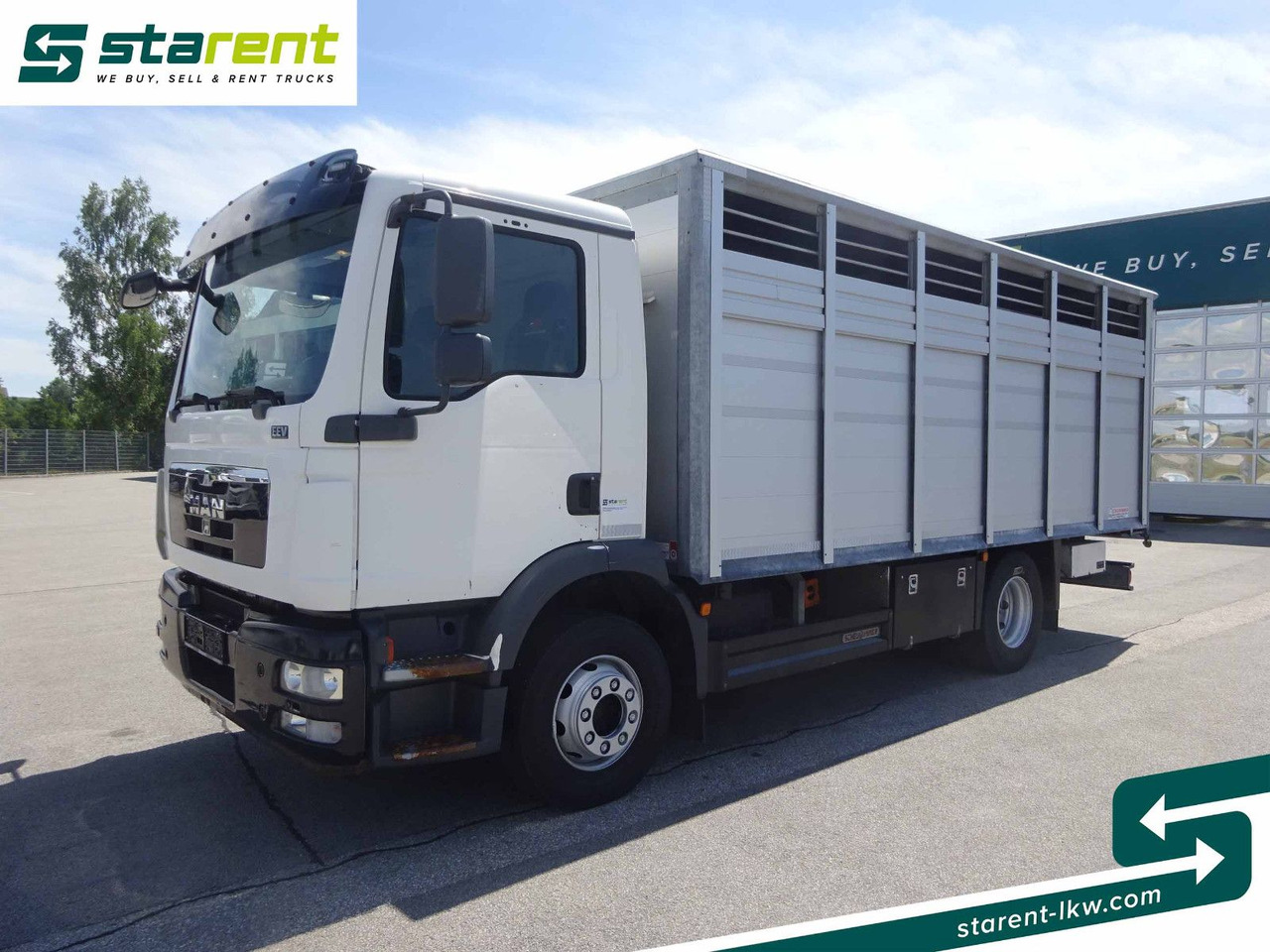 MAN TGM 15.290 Viehtransporter, Scheuwimmer Aufbau - Hobuseauto: pilt 1 MAN TGM 15.290 Viehtransporter, Scheuwimmer Aufbau - Hobuseauto: pilt 1