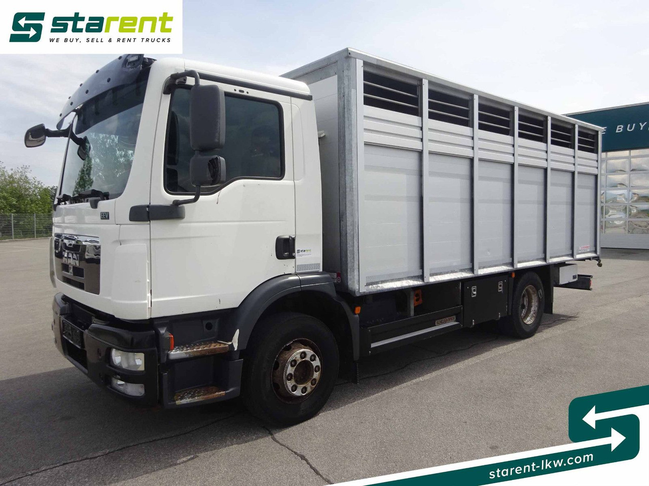 MAN TGM 15.290 Viehtransporter, Scheuwimmer Aufbau - Hobuseauto: pilt 1 MAN TGM 15.290 Viehtransporter, Scheuwimmer Aufbau - Hobuseauto: pilt 1