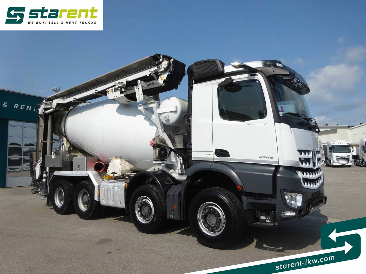 Mercedes-Benz Arocs 3748 8x4 Liebherr Betonmischer + Förderb. - Autobetoonisegisti: pilt 3 Mercedes-Benz Arocs 3748 8x4 Liebherr Betonmischer + Förderb. - Autobetoonisegisti: pilt 3