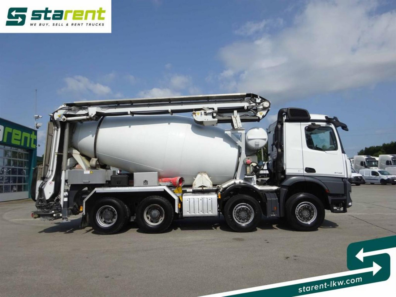 Mercedes Benz Arocs 3748 8x4 Liebherr Betonmischer + Förderband - Autobetoonisegisti: pilt 4 Mercedes Benz Arocs 3748 8x4 Liebherr Betonmischer + Förderband - Autobetoonisegisti: pilt 4