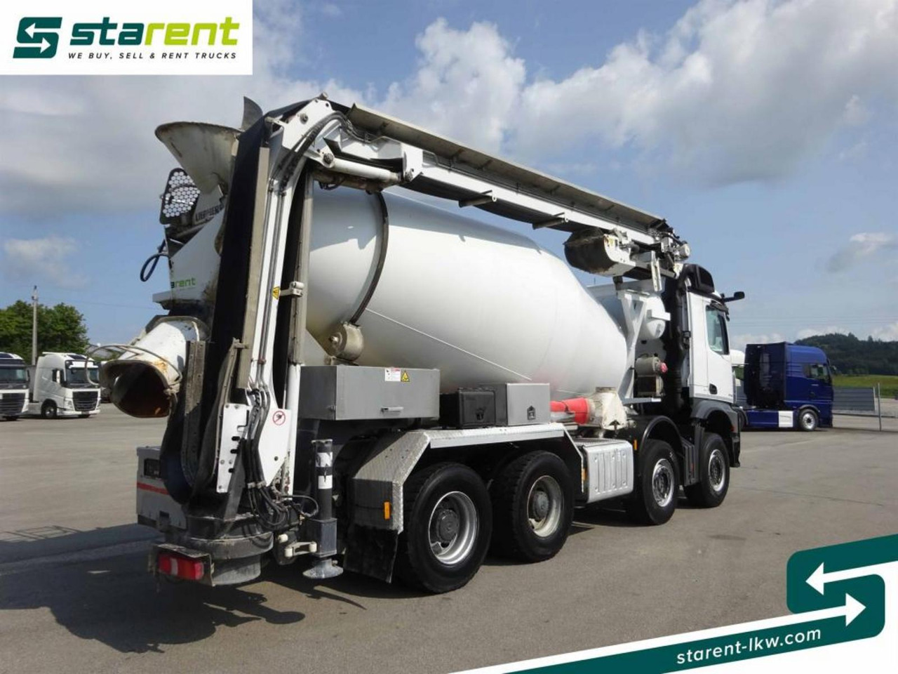 Mercedes Benz Arocs 3748 8x4 Liebherr Betonmischer + Förderband - Autobetoonisegisti: pilt 5 Mercedes Benz Arocs 3748 8x4 Liebherr Betonmischer + Förderband - Autobetoonisegisti: pilt 5