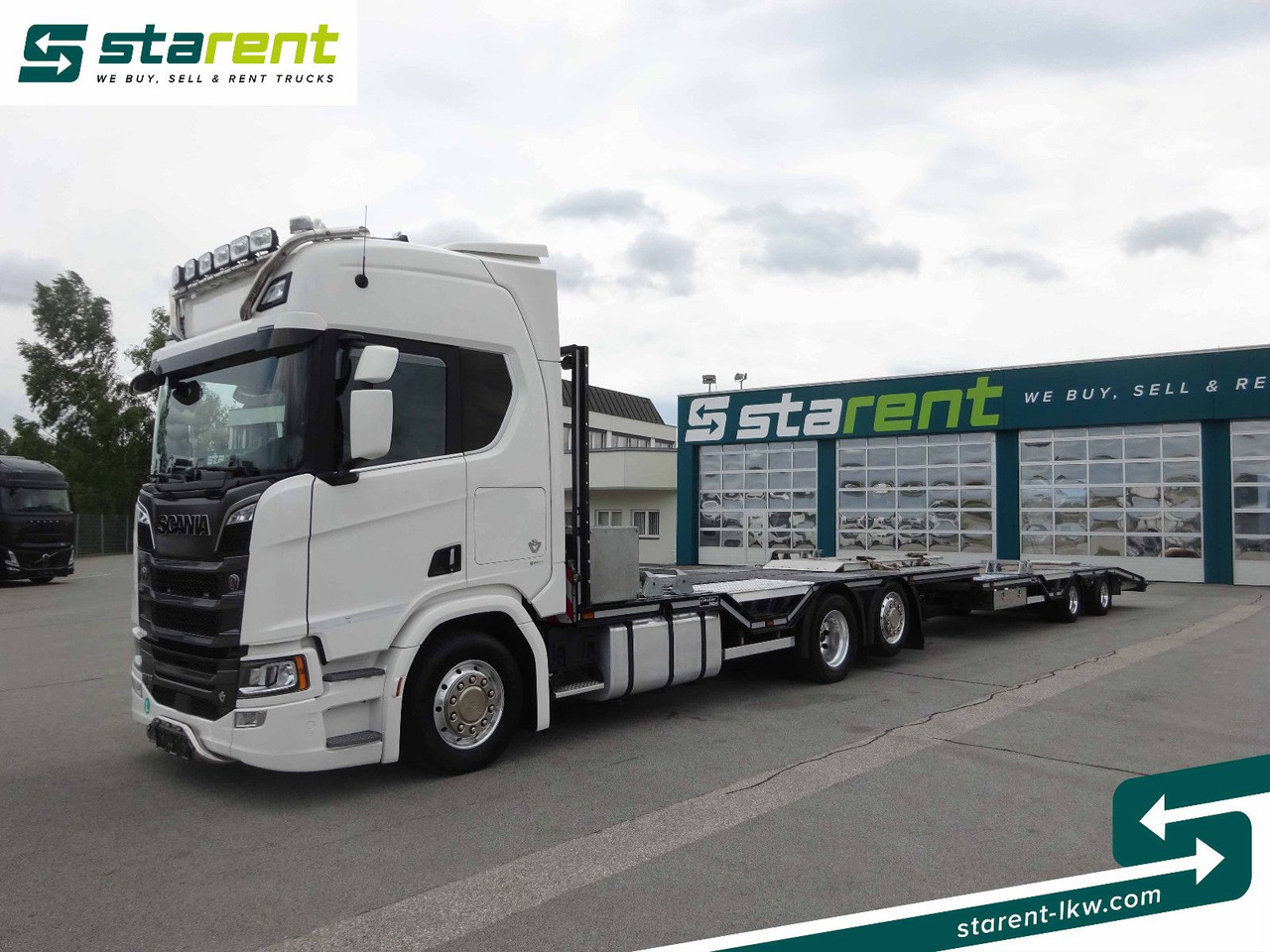 Scania R770 V8 Fahrzeugtransporter + Ziegler Anhänger - Puksiirauto: pilt 1 Scania R770 V8 Fahrzeugtransporter + Ziegler Anhänger - Puksiirauto: pilt 1