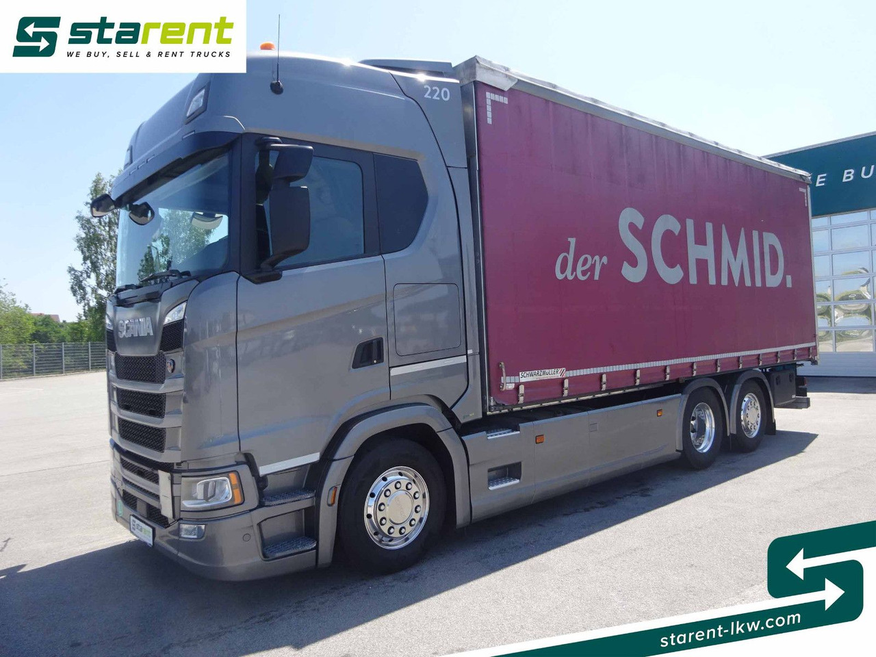 Scania S500 Planen Aufbau Schwarzmüller 6x2, Standklima - Tent veoauto: pilt 1 Scania S500 Planen Aufbau Schwarzmüller 6x2, Standklima - Tent veoauto: pilt 1