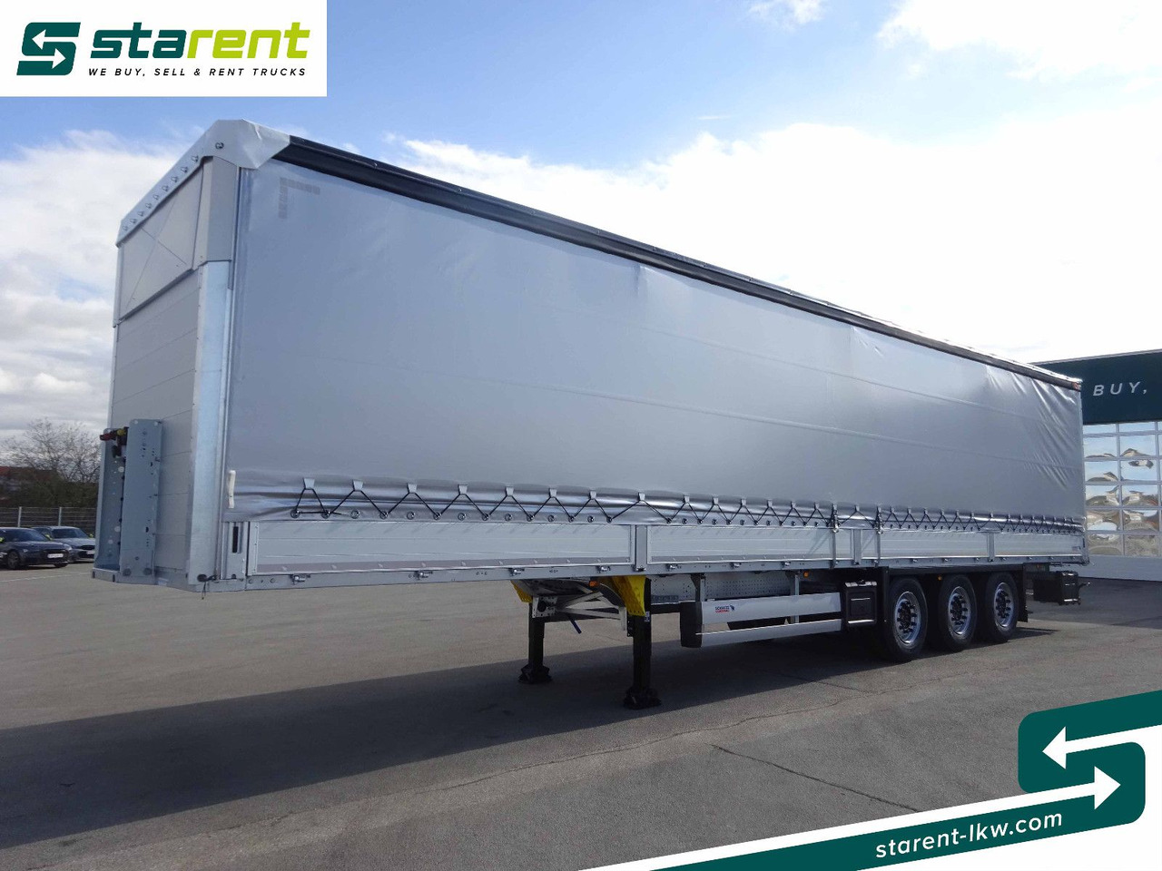 Schmitz Cargobull Tautliner, Bordwand 60cm, Hubdach, Liftachse - Tentpoolhaagis: pilt 1 Schmitz Cargobull Tautliner, Bordwand 60cm, Hubdach, Liftachse - Tentpoolhaagis: pilt 1