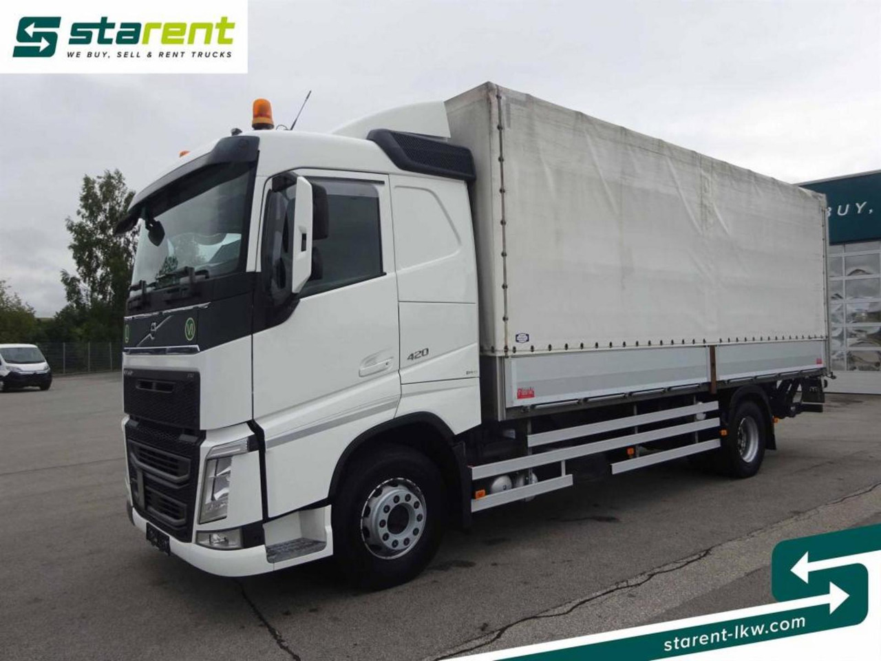Volvo FH 420 Planenaufbau LBW 2000Kg Kamera Bett - Tent veoauto: pilt 1 Volvo FH 420 Planenaufbau LBW 2000Kg Kamera Bett - Tent veoauto: pilt 1
