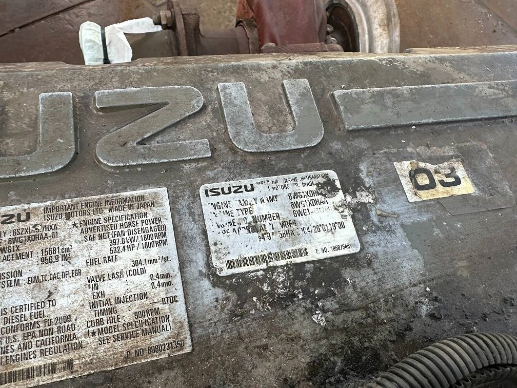 Isuzu 6WG1X 250hours only zx870 - Mootor - Ehitusmasinad: pilt 5 Isuzu 6WG1X 250hours only zx870 - Mootor - Ehitusmasinad: pilt 5