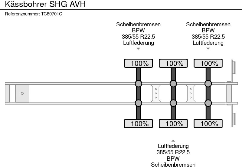 Kässbohrer SHG AVH - Konteinerveduk/ Tõstukiga poolhaagis: pilt 2 Kässbohrer SHG AVH - Konteinerveduk/ Tõstukiga poolhaagis: pilt 2
