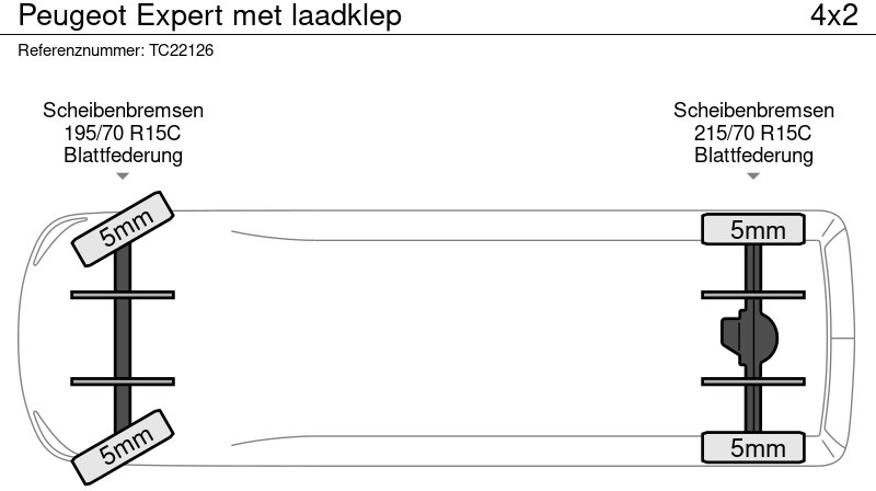Peugeot Expert met laadklep - Kaubik: pilt 5 Peugeot Expert met laadklep - Kaubik: pilt 5