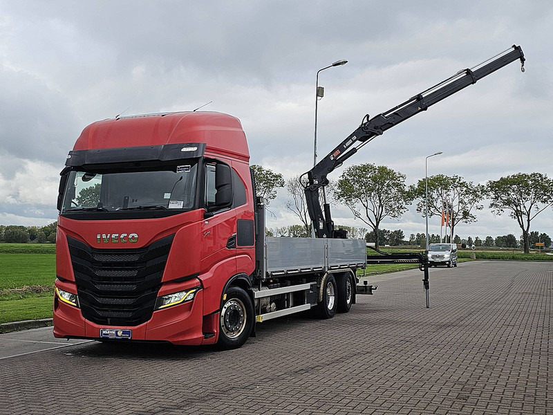 Iveco S-WAY AS260S46 6X2-4 HIAB 155-E2 - Madelveok/ Platvormveok, Kraanaga veoauto: pilt 2 Iveco S-WAY AS260S46 6X2-4 HIAB 155-E2 - Madelveok/ Platvormveok, Kraanaga veoauto: pilt 2