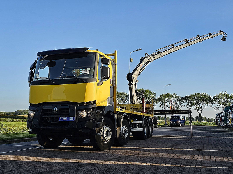 Renault K 430 HIAB 232ES-5 - Madelveok/ Platvormveok, Kraanaga veoauto: pilt 1 Renault K 430 HIAB 232ES-5 - Madelveok/ Platvormveok, Kraanaga veoauto: pilt 1