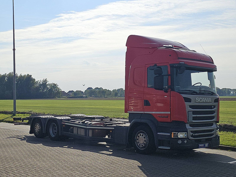 Scania R450 HL 6X2*4 RET. CROWN - Konteinerveduk/ Tõstukiga veoauto: pilt 5 Scania R450 HL 6X2*4 RET. CROWN - Konteinerveduk/ Tõstukiga veoauto: pilt 5