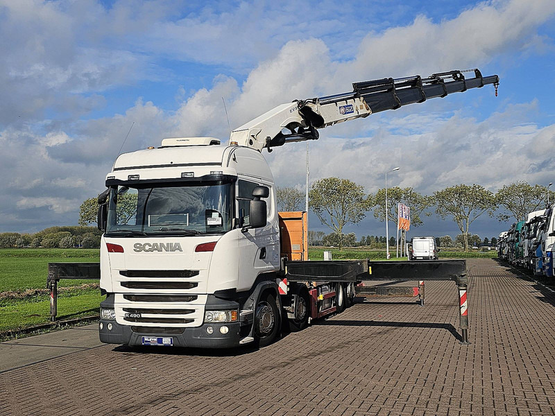 Scania R490 - Madelveok/ Platvormveok, Kraanaga veoauto: pilt 2 Scania R490 - Madelveok/ Platvormveok, Kraanaga veoauto: pilt 2