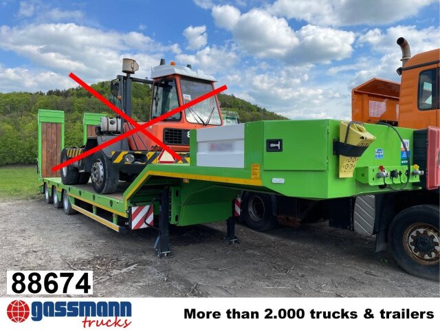 ALPSAN 56t, hydr. Rampen, Verbr. auf 3m - Madal platvormpoolhaagis: pilt 1 ALPSAN 56t, hydr. Rampen, Verbr. auf 3m - Madal platvormpoolhaagis: pilt 1