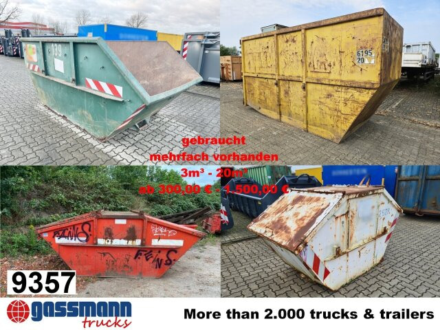 Absetzcontainer ca. 7m³ offen - Liftdumper konteiner: pilt 1 Absetzcontainer ca. 7m³ offen - Liftdumper konteiner: pilt 1