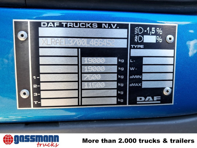 DAF LF 290 FA 4x2, Nebenantrieb, Navi, Abrollanlage - Konkstõstukiga veoauto: pilt 4 DAF LF 290 FA 4x2, Nebenantrieb, Navi, Abrollanlage - Konkstõstukiga veoauto: pilt 4