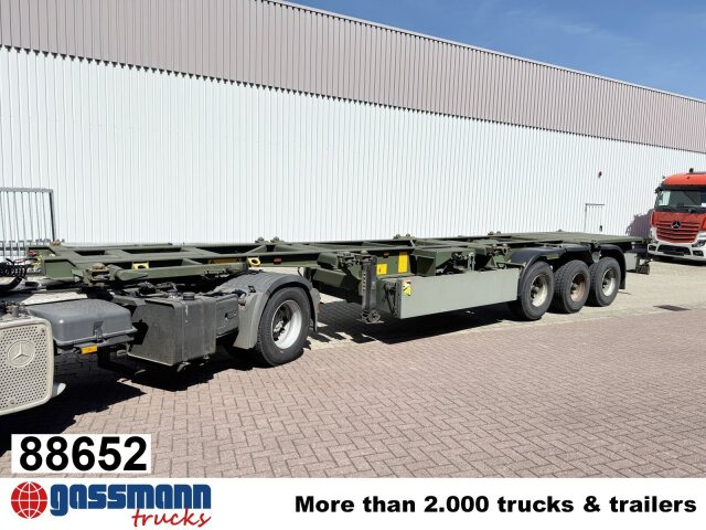 Doll U-74.0 3-Achs Containerchassis, 2x20/20/30/40ft, - Konteinerveduk/ Tõstukiga poolhaagis: pilt 1 Doll U-74.0 3-Achs Containerchassis, 2x20/20/30/40ft, - Konteinerveduk/ Tõstukiga poolhaagis: pilt 1