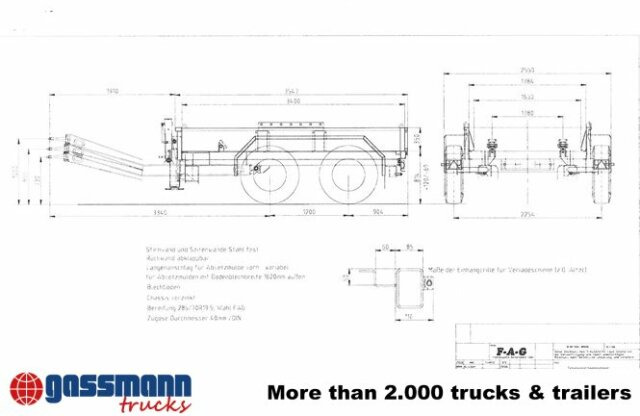 F-A-G Anhänger für Absetzcontainer 14t - Konteinerveduk/ Tõstuk järelhaagis: pilt 3 F-A-G Anhänger für Absetzcontainer 14t - Konteinerveduk/ Tõstuk järelhaagis: pilt 3