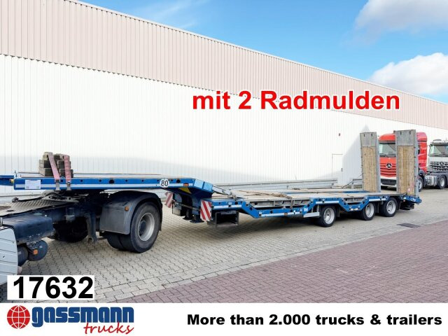 Fliegl SDS 420 T, Nachlauflenkachse, Verbr. auf 3m, - Madal platvormpoolhaagis: pilt 1 Fliegl SDS 420 T, Nachlauflenkachse, Verbr. auf 3m, - Madal platvormpoolhaagis: pilt 1