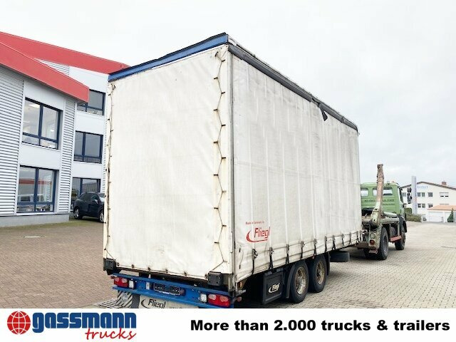 Platvormhaagis/ Madelhaagis Fliegl TPS 118 Glastransporter, Edscha-Verdeck: pilt 11