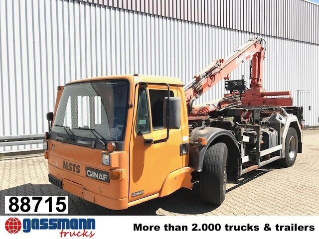 GINAF GINC 3030 mit Heckkran Atlas AK 90.1 HDS - Madelveok/ Platvormveok, Kraanaga veoauto: pilt 1 GINAF GINC 3030 mit Heckkran Atlas AK 90.1 HDS - Madelveok/ Platvormveok, Kraanaga veoauto: pilt 1