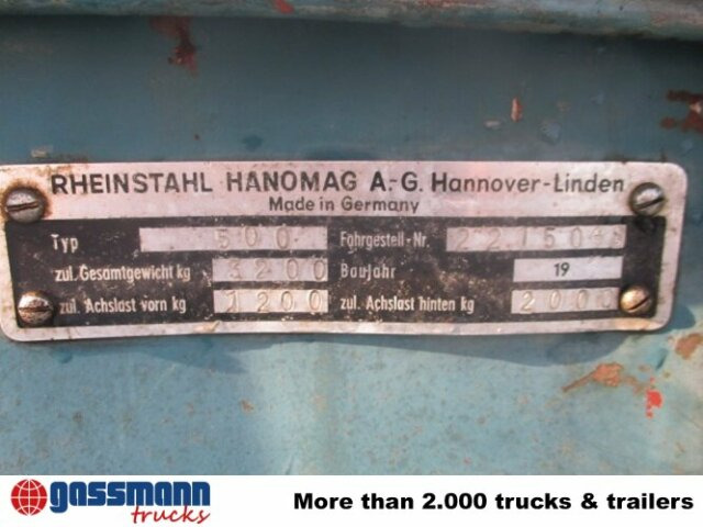 Hanomag Granit 500 - Traktor: pilt 4 Hanomag Granit 500 - Traktor: pilt 4