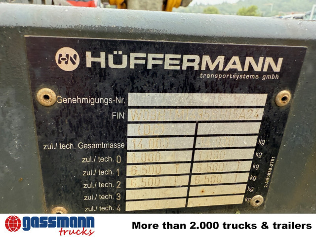 Hüffermann HTM 13.35 P Absetzanhänger - Konteinerveduk/ Tõstuk järelhaagis: pilt 2 Hüffermann HTM 13.35 P Absetzanhänger - Konteinerveduk/ Tõstuk järelhaagis: pilt 2