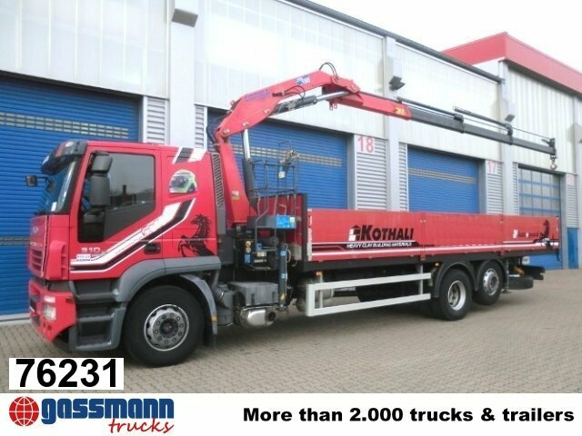 Iveco AT260S31Y/P 6x2 mit Kran Copma 150.3 - Madelveok/ Platvormveok, Kraanaga veoauto: pilt 1 Iveco AT260S31Y/P 6x2 mit Kran Copma 150.3 - Madelveok/ Platvormveok, Kraanaga veoauto: pilt 1
