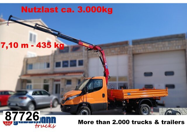 Iveco Daily 70C18H 4x2 mit Kran HMF 340-K3, Funk - Kallurauto, Kraanaga veoauto: pilt 1 Iveco Daily 70C18H 4x2 mit Kran HMF 340-K3, Funk - Kallurauto, Kraanaga veoauto: pilt 1
