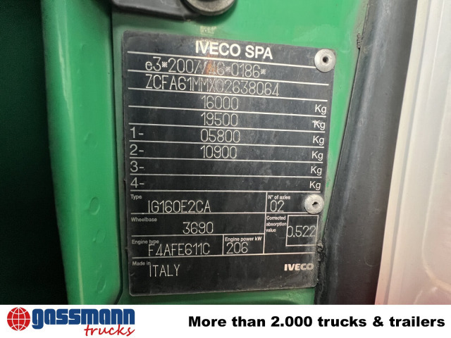 Iveco EuroCargo ML160E28 4x2 mit Kran Hiab XS 088 ES-2 - Kallurauto, Kraanaga veoauto: pilt 5 Iveco EuroCargo ML160E28 4x2 mit Kran Hiab XS 088 ES-2 - Kallurauto, Kraanaga veoauto: pilt 5