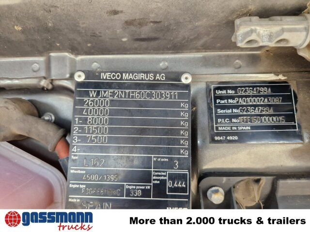 Iveco Stralis AS260S46Y 6x2, Retarder, Lenk-/Liftachse - Kabiinišassiiga veoauto: pilt 2 Iveco Stralis AS260S46Y 6x2, Retarder, Lenk-/Liftachse - Kabiinišassiiga veoauto: pilt 2