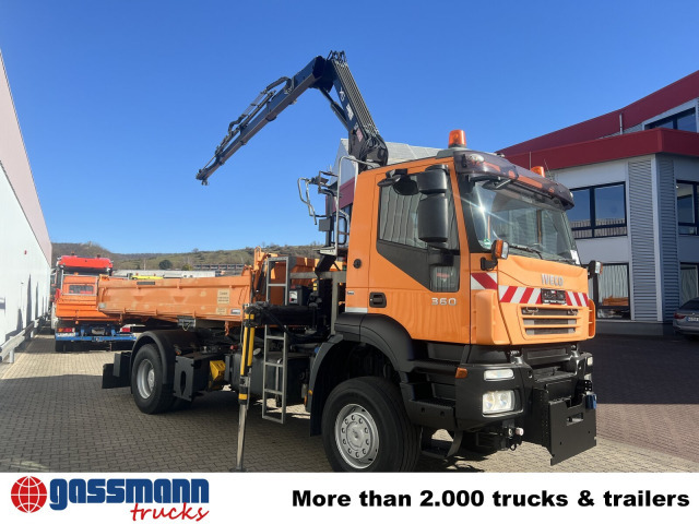 Kallurauto, Kraanaga veoauto Iveco Trakker AD190T36WP 4x4, Widi-Platte,: pilt 8