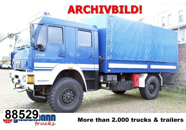 MAN LE 18.280 4x4 BB Doka, Ex-THW, LBW, - Madelveok/ Platvormveok: pilt 1 MAN LE 18.280 4x4 BB Doka, Ex-THW, LBW, - Madelveok/ Platvormveok: pilt 1