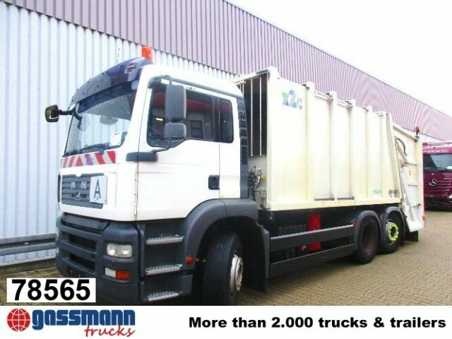 MAN TGA 26.310 BL 6x2, Haller M21-x2c, 21m³ - Prügiauto: pilt 1 MAN TGA 26.310 BL 6x2, Haller M21-x2c, 21m³ - Prügiauto: pilt 1
