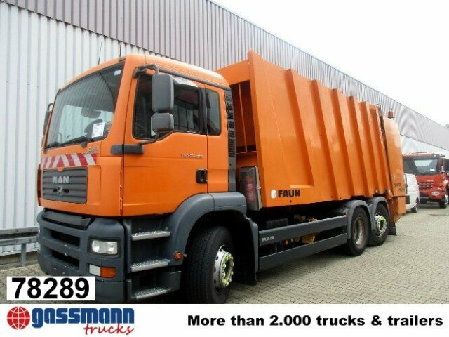 MAN TGA 26.350/400 6x2-2BL FAUN POWER PRESS 524, - Prügiauto: pilt 1 MAN TGA 26.350/400 6x2-2BL FAUN POWER PRESS 524, - Prügiauto: pilt 1