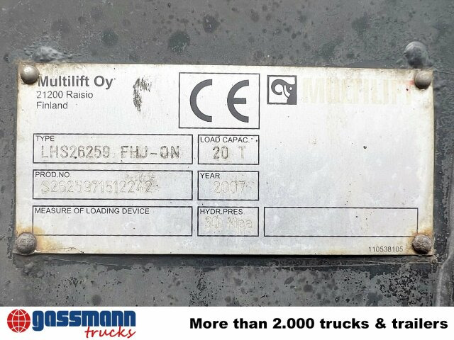 MAN TGA 26.440 6X2-2 BL, Liftachse - Konkstõstukiga veoauto: pilt 2 MAN TGA 26.440 6X2-2 BL, Liftachse - Konkstõstukiga veoauto: pilt 2